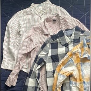 Lot of size 4 boys button down shirts